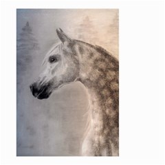 Grey Arabian Horse Small Garden Flag (two Sides)