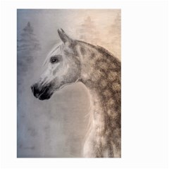 Grey Arabian Horse Large Garden Flag (two Sides)