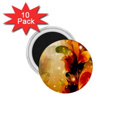 Awesome Colorful, Glowing Leaves  1 75  Magnets (10 Pack)  by FantasyWorld7