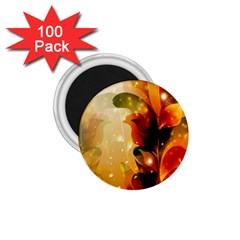 Awesome Colorful, Glowing Leaves  1 75  Magnets (100 Pack)  by FantasyWorld7