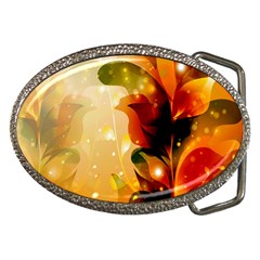 Awesome Colorful, Glowing Leaves  Belt Buckles