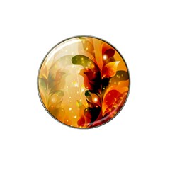 Awesome Colorful, Glowing Leaves  Hat Clip Ball Marker (4 Pack)