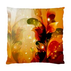 Awesome Colorful, Glowing Leaves  Standard Cushion Case (one Side)  by FantasyWorld7