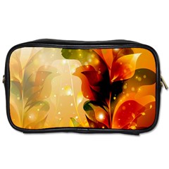 Awesome Colorful, Glowing Leaves  Toiletries Bags 2-side