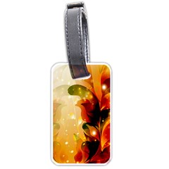 Awesome Colorful, Glowing Leaves  Luggage Tags (one Side) 