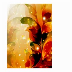 Awesome Colorful, Glowing Leaves  Small Garden Flag (two Sides)