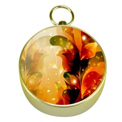 Awesome Colorful, Glowing Leaves  Gold Compasses