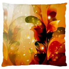 Awesome Colorful, Glowing Leaves  Standard Flano Cushion Cases (two Sides) 