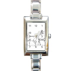 Logosquare Rectangle Italian Charm Watches by TwoFriendsGallery