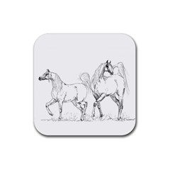 Logosquare Rubber Coaster (square)  by TwoFriendsGallery