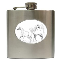 Logosquare Hip Flask (6 Oz) by TwoFriendsGallery