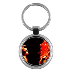 Robert And The Lion Key Chains (round)  by SaraThePixelPixie