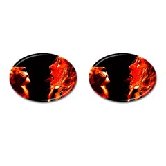 Robert And The Lion Cufflinks (oval)