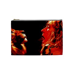 Robert And The Lion Cosmetic Bag (medium) 