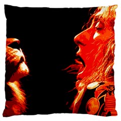 Robert And The Lion Standard Flano Cushion Cases (one Side) 