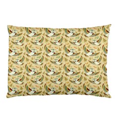 Owls In Flight Pillow Case (two Sides)