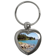 Nevada Lake Tahoe  Key Chains (heart) 