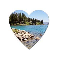 Nevada Lake Tahoe  Heart Magnet