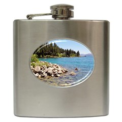 Nevada Lake Tahoe  Hip Flask (6 Oz) by TwoFriendsGallery