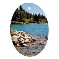 Nevada Lake Tahoe  Oval Ornament (two Sides) by TwoFriendsGallery