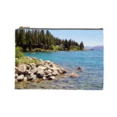 Nevada Lake Tahoe  Cosmetic Bag (large)  by TwoFriendsGallery