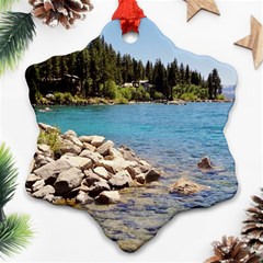 Nevada Lake Tahoe  Ornament (snowflake) 