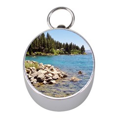 Nevada Lake Tahoe  Mini Silver Compasses