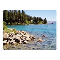 Nevada Lake Tahoe  Double Sided Flano Blanket (mini)  by TwoFriendsGallery