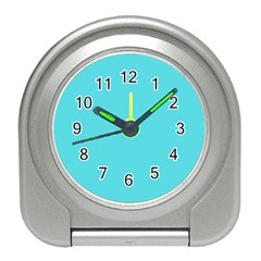 Blue Turquoise Desk Alarm Clock