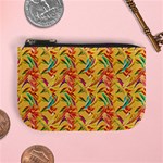 Abstract Hummingbird Pattern Mini Coin Purses Front