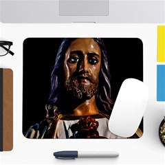 Jesus Christ Sculpture Photo Large Mousepads by dflcprints