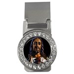 Jesus Christ Sculpture Photo Money Clips (CZ)  Front