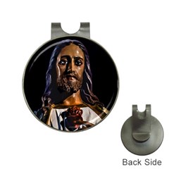 Jesus Christ Sculpture Photo Hat Clips With Golf Markers by dflcprints