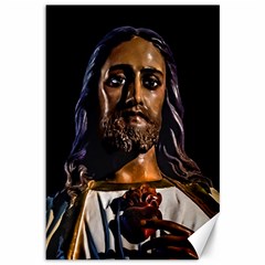 Jesus Christ Sculpture Photo Canvas 12  X 18   by dflcprints