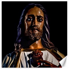 Jesus Christ Sculpture Photo Canvas 16  X 16   by dflcprints