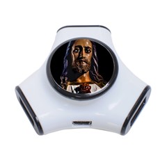 Jesus Christ Sculpture Photo 3-port Usb Hub by dflcprints