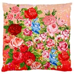 Pretty Sparkly Roses Large Cushion Cases (One Side)  Front