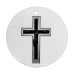 Christian Cross Ornament (round) by igorsin