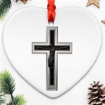 Christian cross Ornament (Heart) Front