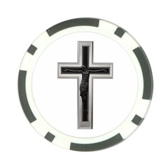 Christian Cross Poker Chip Card Guard by igorsin