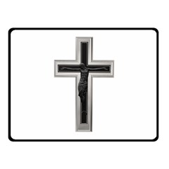 Christian Cross Fleece Blanket (small)