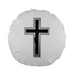 Christian cross Standard 15  Premium Round Cushion  Front