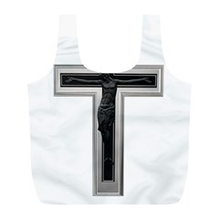 Christian Cross Full Print Recycle Bag (l) by igorsin