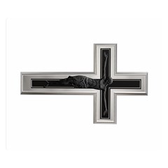 Christian Cross Double Sided Flano Blanket (small)