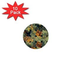 Stars Circles And Squares 1  Mini Button (10 Pack) 