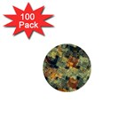 Stars circles and squares 1  Mini Button (100 pack)  Front