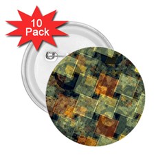 Stars Circles And Squares 2 25  Button (10 Pack)