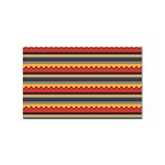 Waves and stripes pattern Sticker Rectangular (10 pack) Front