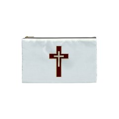 Red Christian Cross Cosmetic Bag (small) by igorsin