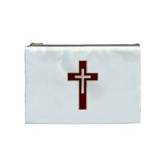 Red Christian Cross Cosmetic Bag (medium) by igorsin